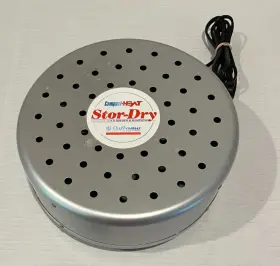 940s Caframo Stor-dry Compact Heat Deluxe Model Aluminum Warm Air Blower Works