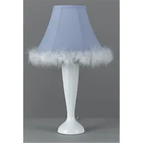 Bo-5689 Cal Lighting 21 Inch Height Maid Lamp In White Finish