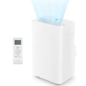 Cas-bt14000t Candy W -us 14 000 Btu Portable Air Conditioner For Rooms Up To 700 Sq.ft 3-in-1 Cooling/