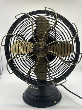 1928d Casablanca Vtg Zephair 12 Inch Portable Table Fan- Model# Rare Htf Working