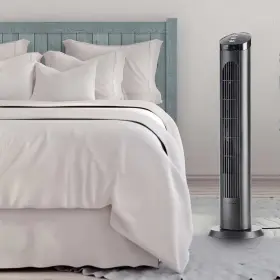 4336296887 Cascade 40 Inch Oscillating Tower Fanultra-quiet 4-speed 3 Unique Wind Modes