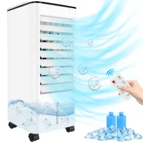 Caynel 414307021509 Portable Air Cooling Fan Conditioner Cooler Evaporative Water Humidifier