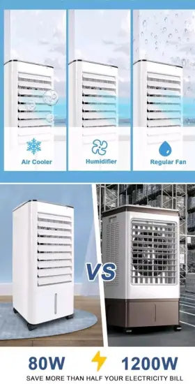 Caynel 414307945409 3-in-1 Portable Air Conditioner Evaporative Cooler Remote Control Room #2