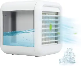 Az-04 Caynel Portable 3-in-1 Air Cooler Humidifier And Purifier Usb Desk Fan