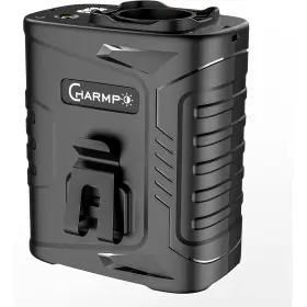 Gy007a Charmp Waist Clip Fan - 5000mah Rechargeable Portable Personal 39ft/s Ultra-strong