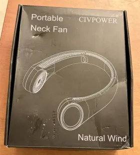 Cv003 Civpower Neck Fan Portable Personal Cooling Rechargeable Bladeless