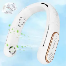 To-m310800 Coastacloud Portable Bladeless Neck Fan 4 Turbo Foldable 360 Cooling