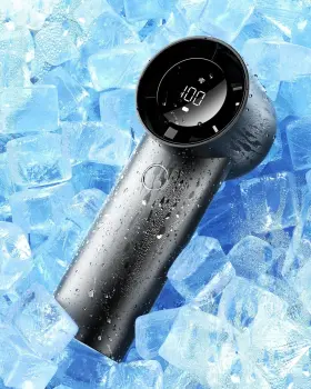 Coldsky 762065806903 Portable Handheld Fan 6000mah 4 Speeds Hand High Speed Usb Rechargeable