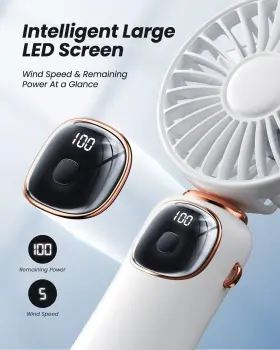 Xy-88 Coldsky Portable Handheld Fan 4000mah Battery Operated 3 In 1 Multifunction Personal Tr #3