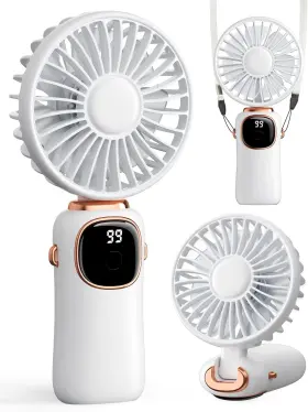 Xy-88 Coldsky Portable Handheld Fan 4000mah Battery Operated 3 In 1 Multifunction Personal Tr