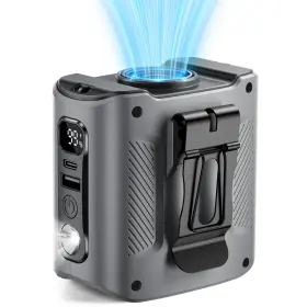 Yf-07 Coldsky Portable Waist Fan 10000mah Rechargeabl With Led Display Small Grey