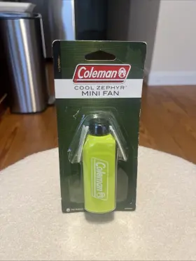 2000009219 Coleman Battery Operated Cool Zephyr Mini Fan Brand New