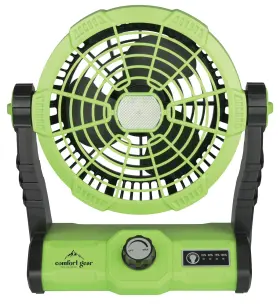 Frc25 Comfort Gear 8 Inch Rechargeable Electric Fan Led 160 Tilt Indoor/outdoor