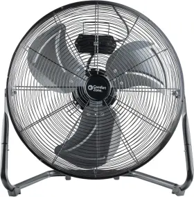 125058 Comfort Zone 20 Inch Floor Fan 3 Speeds 360 Adjustable Tilt High-velocity Industrial Garage