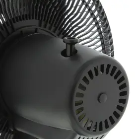 Cz121bk Comfort Zone 12 Inch High Velocity 3 Speed Adjustable Oscillating Table Fan Used #3