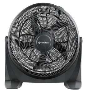Cz12360 Comfort Zone 10 In Air Circulator Floor Fan Black