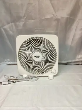 Cz9bblk Comfort Zone Cz12396 Desk Box Fan 9 Inch Portable Electric Quiet 3 Speed