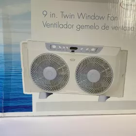 Cz310r Comfort Zone Feature 9 Inch 3-speed Reversible Twin Window Fan White #2