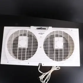 Cz319 Comfort Zone Twin Window Fan With Reversible Airflow Control 9 Inch