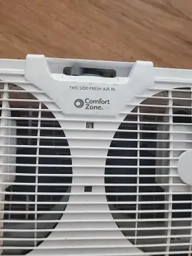Cz319wtwm2 Comfort Zone 3-speed Dual Blade Window Fan - White Tested 25 In 12 #2