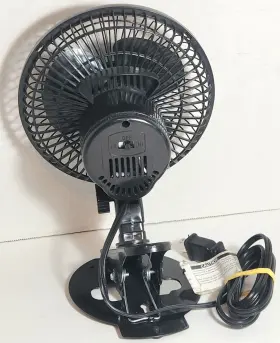 Cz6cdx Comfort Zone 6 Inch Black 2-speed Desk Clip Electric Fan #3
