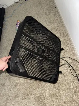 Czhv8usb Comfort Zone Cz9bwt 9 Inch 2-speed Portable Box Fan - Black #3