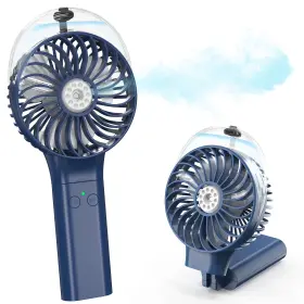 Comlife 678279966596 Portable Handheld Misting Fan 3000mah Rechargeable - Up To 10h Cooling And 1h