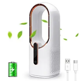 Conbola 408681172506 Desk Fan Portable Battery Operated Quiet Desktop Bladeless With 3 Cool Inch