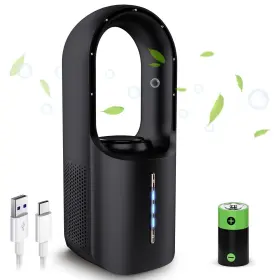 Conbola 747607452275 Desk Fan Portable Aromatherapy Function Battery Operated Lasting 17