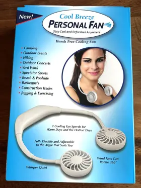 Cool Breeze 897298002454 Personal Fan Stay And Refreshed Anywhere New In Box Tested