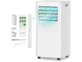 Coolblus 850059544747 12000btu Portable Air Conditioners Cool Up To 550 Sq.ft White