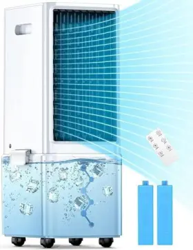 Coolech 703052256783 Portable Air Conditioners With Remote 4 Modes And 3 Speeds Waterless Ale