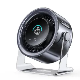 Coolhill 199874287331 Usb Desk Fan For Bedroom 100speeds Digital Display Quiet Black