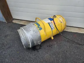 250cv-115v Coppus Vano 250cv Confined Space Portable Blower 1hp 3000 Cfm