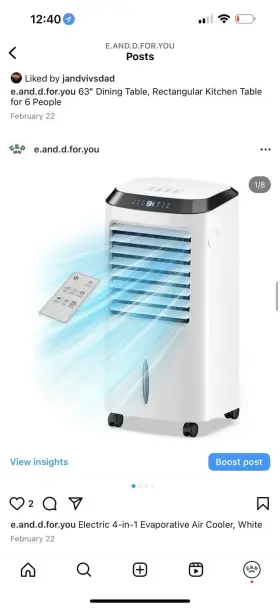 Costway 629722765532 4-in-1 Evaporative Air Cooler Fan And Humidifier Remote Control Ice Packs