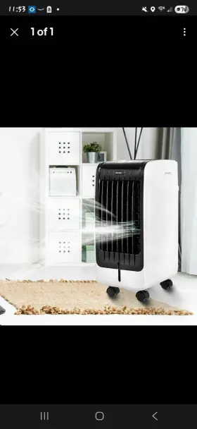 Ep23430 Costway Portable Evaporative Air Cooler - White/black