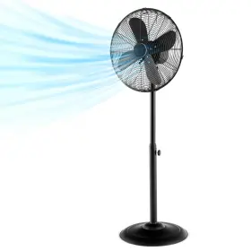 Hcst01391 Costway 16 Inch Standing Pedestal Fan With 3 Speed Settings Carrying Handle Aluminum Blades