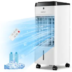 Us-2es10141us-wh Costway 4-in-1 Evaporative Air Cooler Portable Swamp With Fan And Humidifier White
