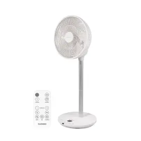 Cf-ac1410wh Cuckoo 809841631617 Oscillating Fan For Bedroom Standing Pedestal Floor White