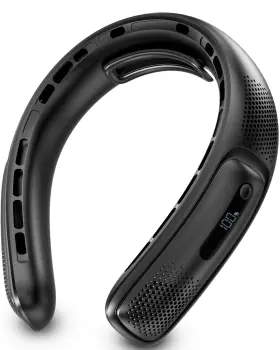 Cuts11blk03 Cutnut Portable Neck Fans That Blow Cold Air Rechargeable Personal Small Wearable C