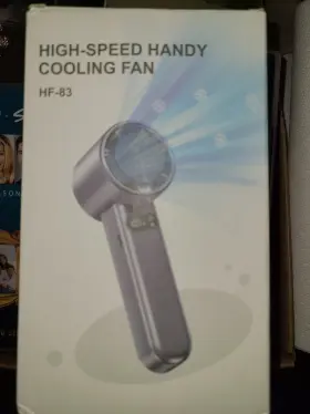 B0dpmvj4s5 Cuzyfeelin Portable Fan Rechargeable Hf-83 High Speed Turbo Handheld Digital Display