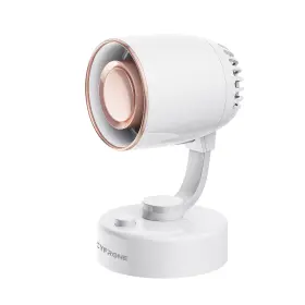 Fcg-03 Cyfrone Portable Small Aroma Desk Fan - Usb-c Rechargeable 4000mah 4 Speeds Mini Quie