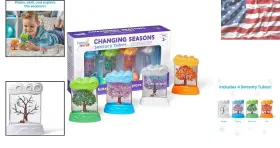 D-fantix 726084609778 Explore Nature With Changing Seasons Sensory Tubes - Toddler Science Play #2