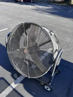 1ynw5a Dayton 36 Inch Industrial Mobile Air Circulator Fan 2 Speed 120v