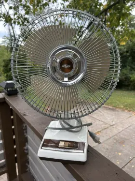 4c507c Dayton Vintage Oscillating Fan 3 Speeds Tested/running Made By Lasko