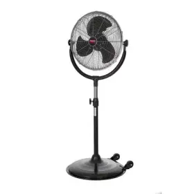 61ld85 Dayton Pedestal Fan 3 Speeds Silver Tilting Head