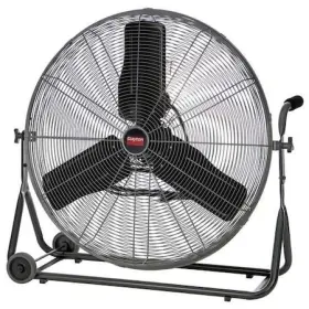 61ld87 Dayton Mobile Floor Fan 3 Speeds Silver Carrying Handle