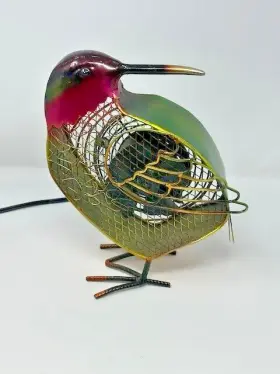 Dbf0261 Deco Breeze Hummingbird Retro Decorative Collectible Figurine Table Fan Rare