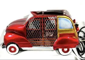 Dbf0286 Deco Breeze Euro Car Figurine Fan Station Wagon No Surfboard Table Top