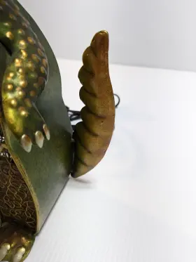 Dbf0331 Deco Breeze Figurine Gator Metal Electric 2 Speed Fan Table Desk 15 Inch Sculpture #3